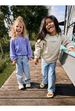 Daily Seven Denim Wide Fit Studs Blue Denim