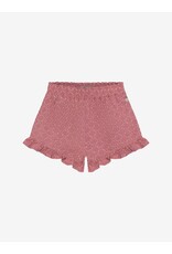 Daily Seven Ruffle Shorts Broderie Heather Rose