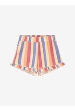Daily Seven Terry Shorts Striped Heather Rose
