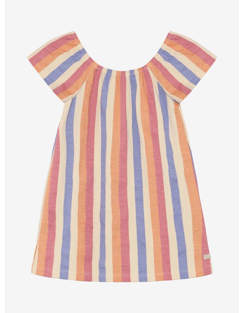 Daily Seven Dress Striped heather Rose