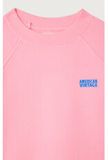 American Vintage Izubird Short Sleeve Sweater Barbe A Papa Vintage