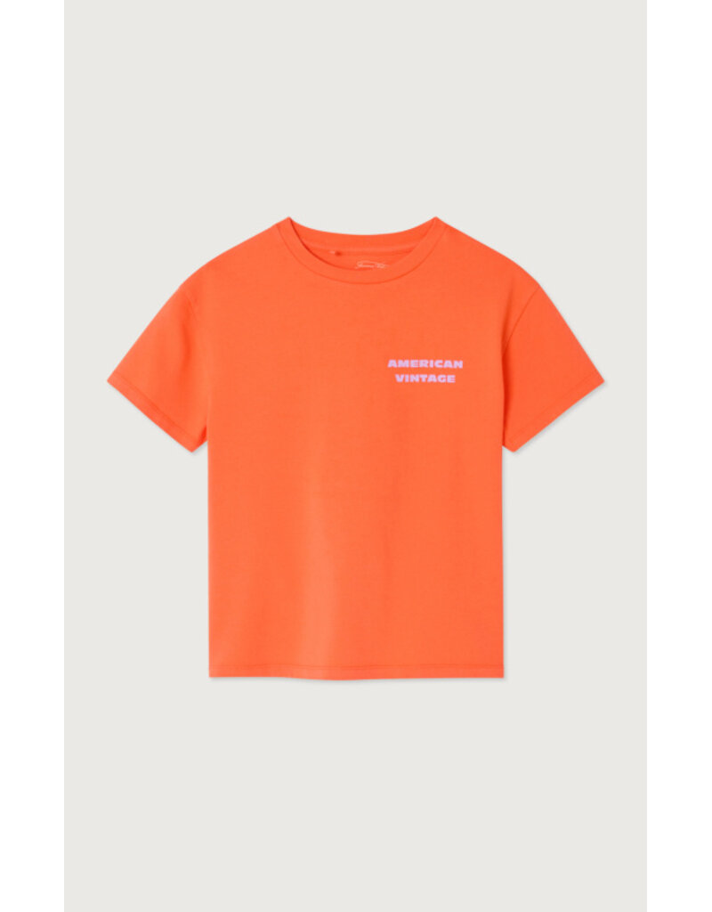 American Vintage Fizvalley T-Shirt Mandarine Vintage