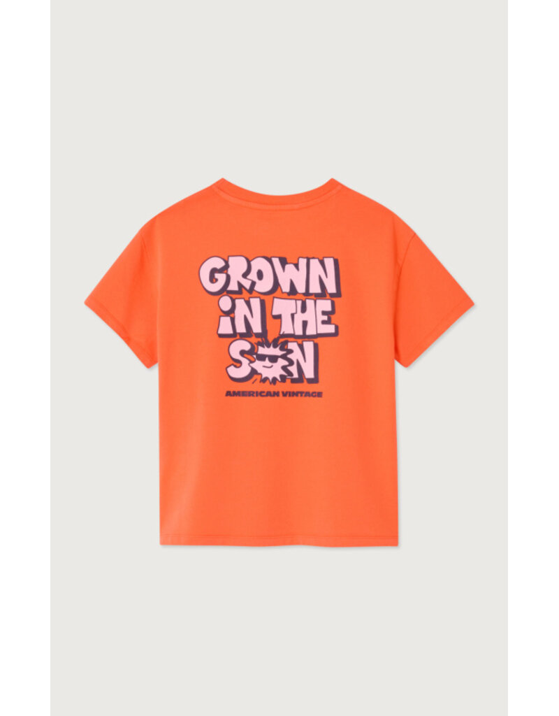 American Vintage Fizvalley T-Shirt Mandarine Vintage