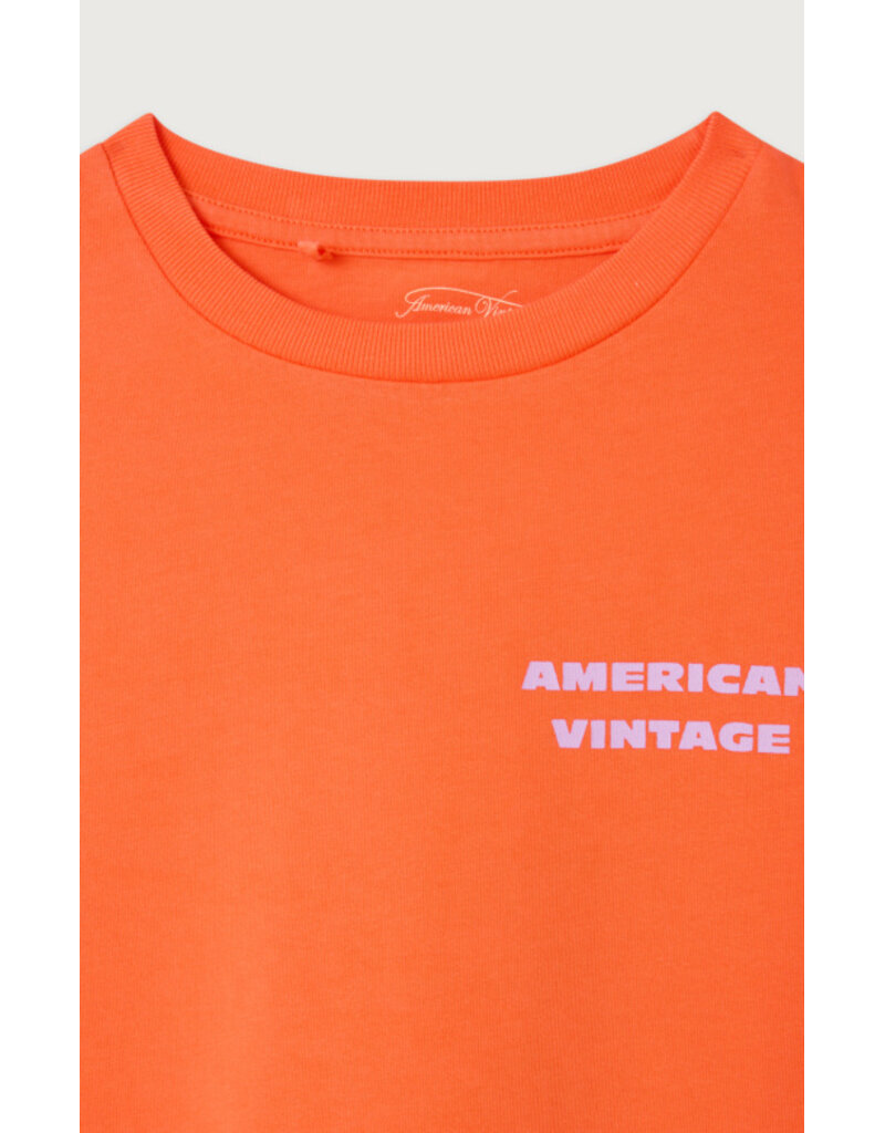 American Vintage Fizvalley T-Shirt Mandarine Vintage