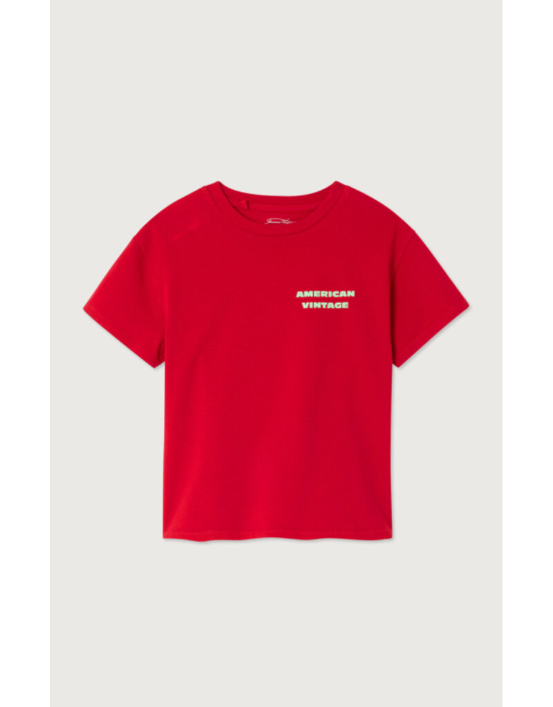 American Vintage Fizvalley T-Shirt Rubis Vintage