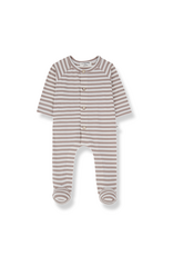1+ in the family Felip jumpsuit w/feet taupe