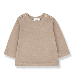 1+ in the family Andros l.sleeve t-shirt taupe