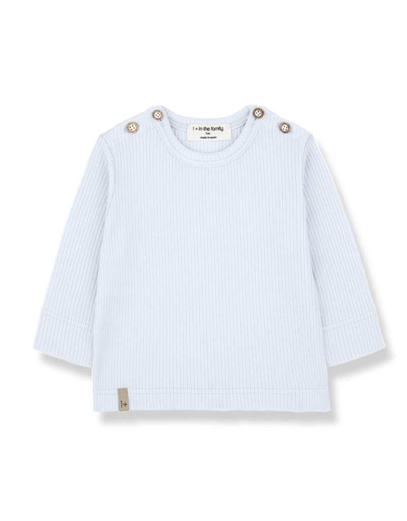 1+ in the family Mica l.sleeve t-shirt misty blue