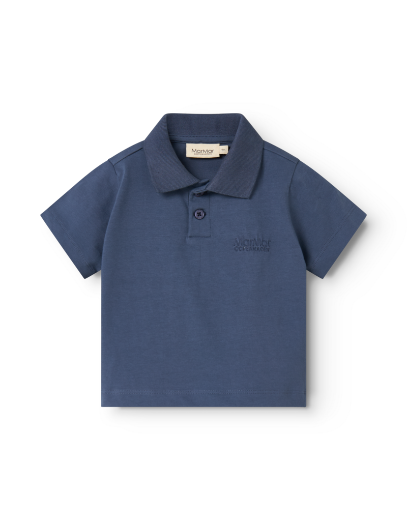 MarMar Copenhagen Tad Polo Top Vintage Blue