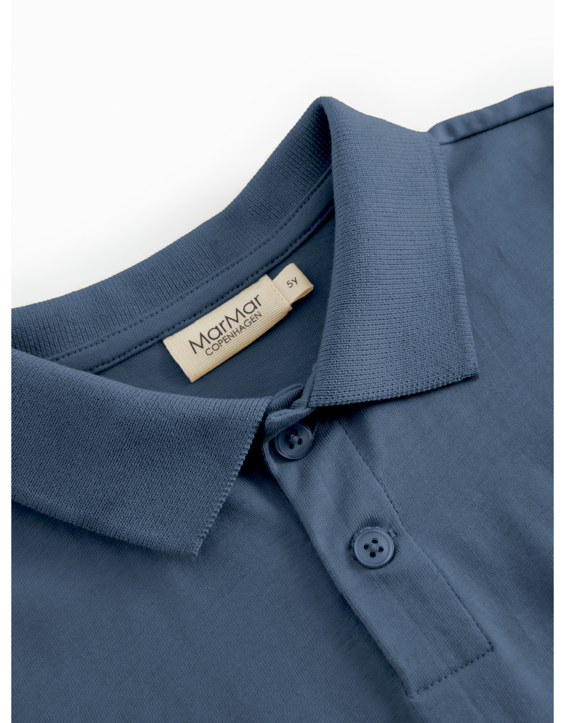 MarMar Copenhagen Tad Polo Top Vintage Blue