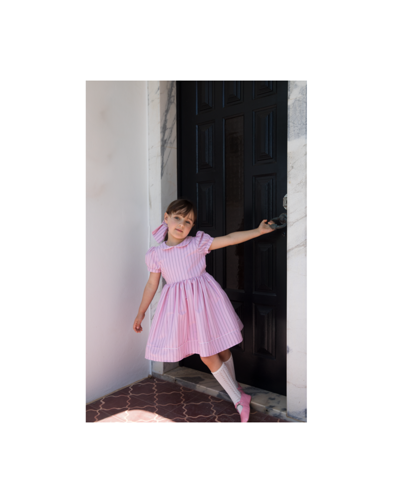 MarMar Copenhagen Darcel Dress Bonbon Pink Stripes