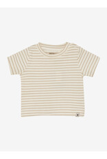Huttelihut T-shirt SS YD Stripe White Pepper