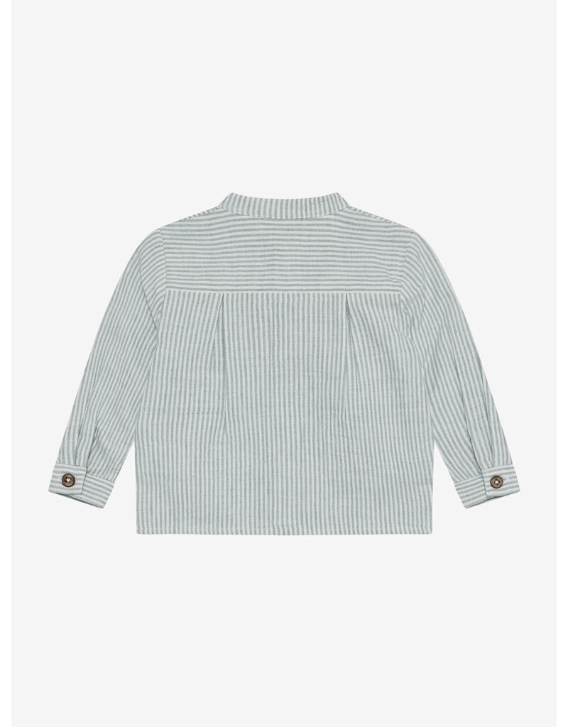 En Fant Shirt LS Muslin Stripe Citadel