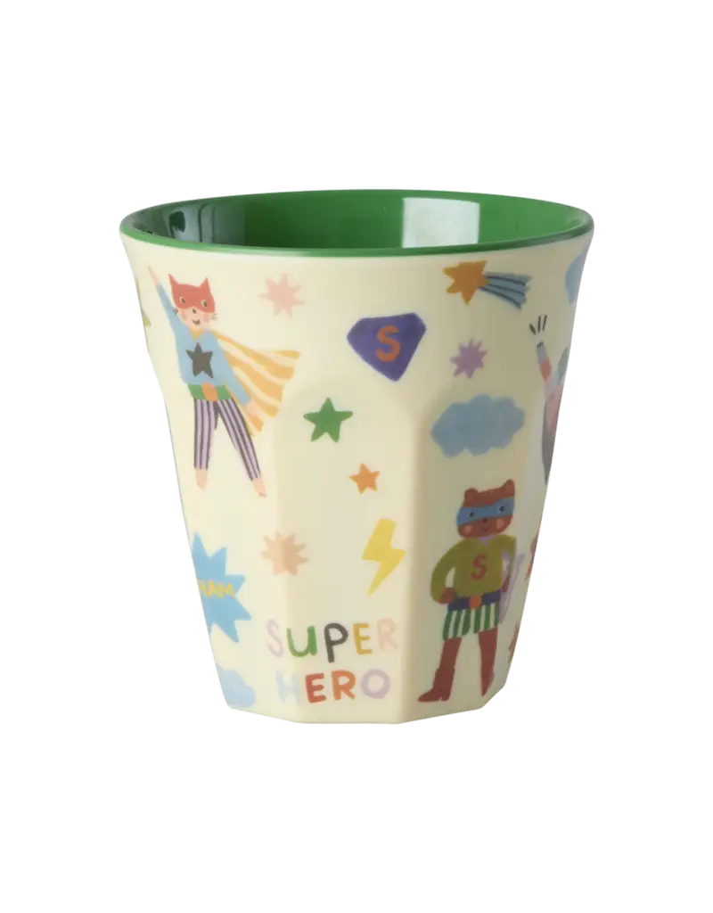 Rice Medium Kids Cup - Green - Hero Print
