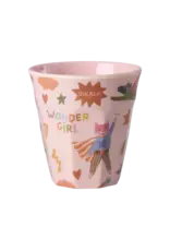 Rice Medium Kids Cup - Pink - Hero Print