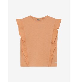 Daily Seven T-shirt Ruffle Dusty Coral