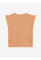 Daily Seven T-shirt Ruffle Dusty Coral