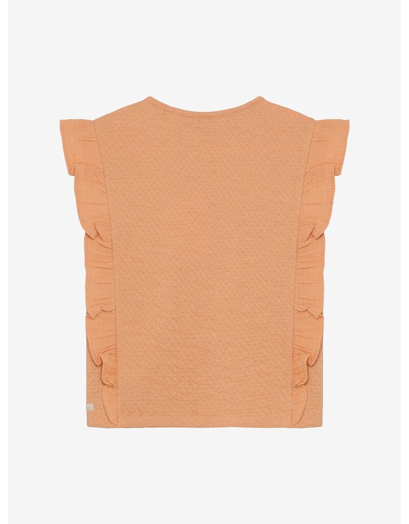 Daily Seven T-shirt Ruffle Dusty Coral
