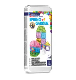 MAGNA-TILES Micro MAGS Travel Set - 24 pieces - Spring Garden
