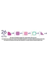 MAGNA-TILES Micro MAGS Travel Set  pieces - Heart to Heart