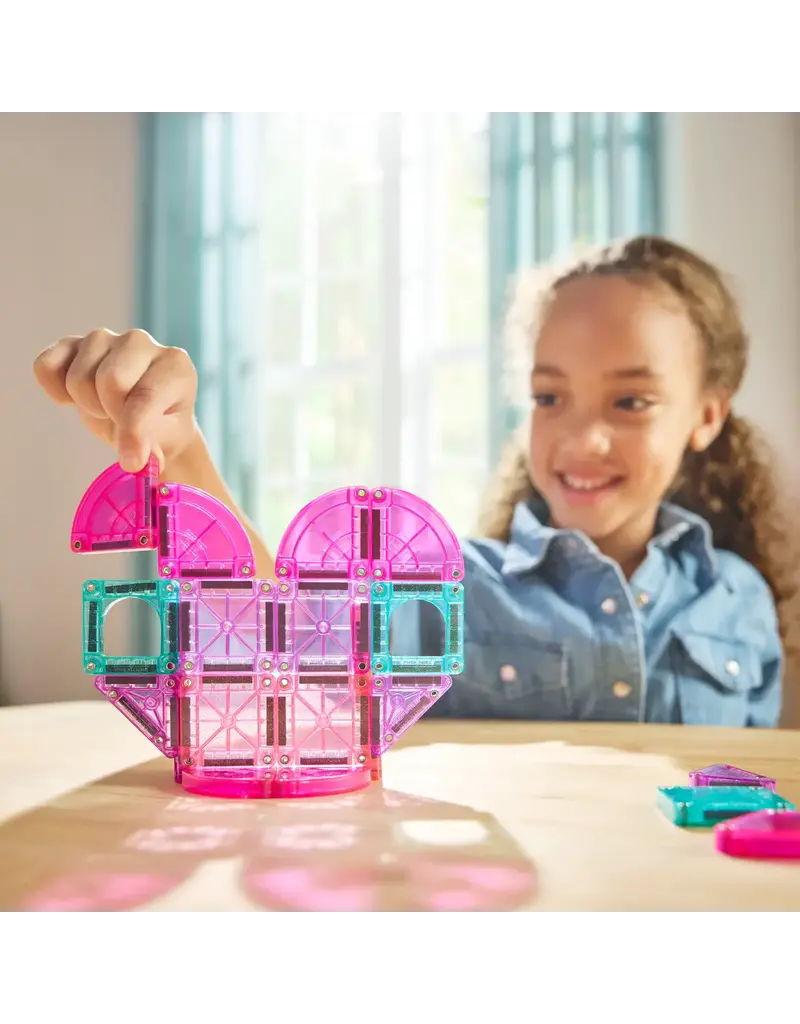 MAGNA-TILES Micro MAGS Travel Set  pieces - Heart to Heart
