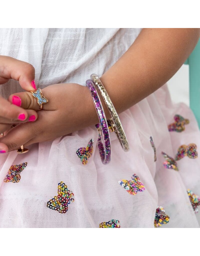 Rex London Glitterarmbanden - Feeën in de Tuin (set van twee)