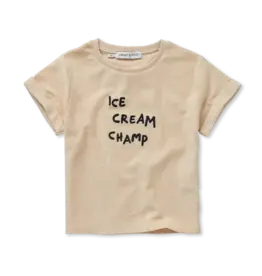 Sproet & Sprout Terry T-shirt ice cream champ Sesame