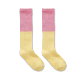 Sproet & Sprout Socks colourblock yellow Pastel Yellow