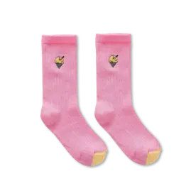 Sproet & Sprout Socks ice cream pink Podium Pink