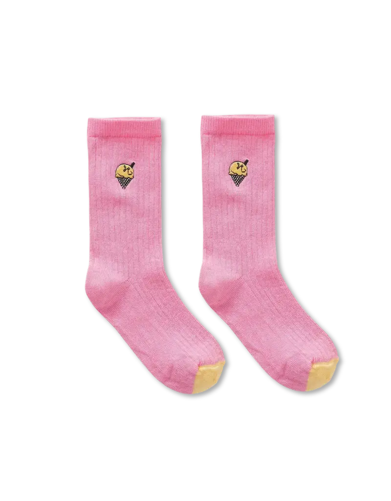 Sproet & Sprout Socks ice cream pink Podium Pink