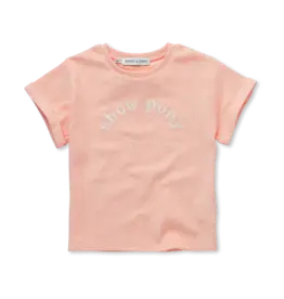 Sproet & Sprout Terry T-shirt show pony Blush Pink