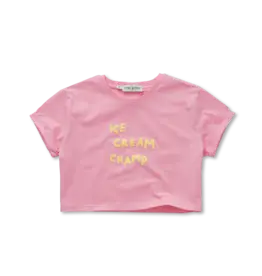 Sproet & Sprout Boxy T-shirt ice cream Podium Pink