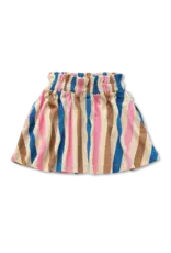 Sproet & Sprout Paperbag skirt stripes Sesame