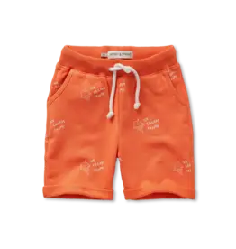 Sproet & Sprout Sweat shorts ice cream print Orange Sprint