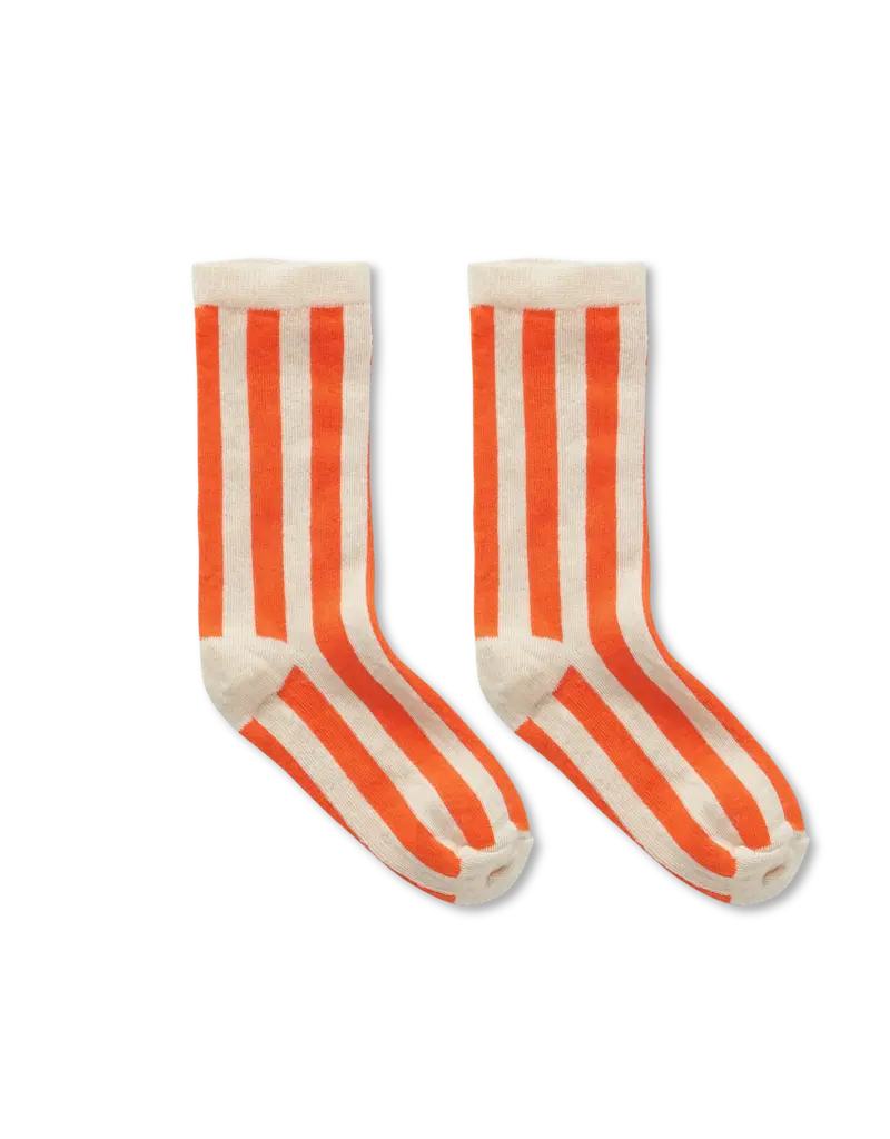 Sproet & Sprout Socks stripe orange