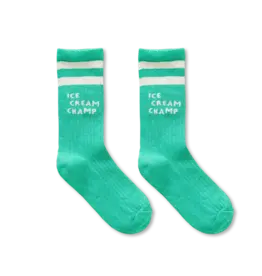 Sproet & Sprout Socks ice cream champ jade green