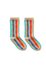 Sproet & Sprout Socks muli stripe green