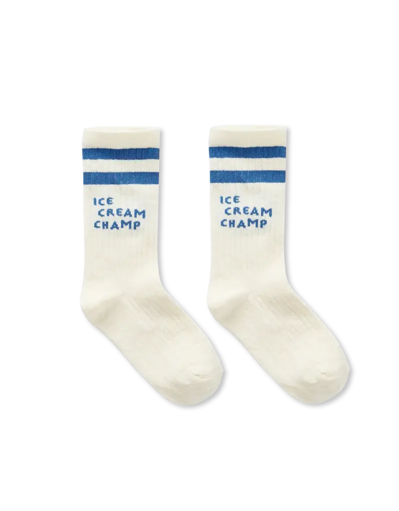 Sproet & Sprout Socks ice cream champ off-white