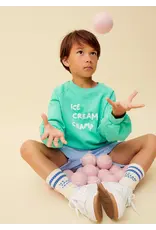 Sproet & Sprout Raglan sweatshirt ice cream champ Jade Green