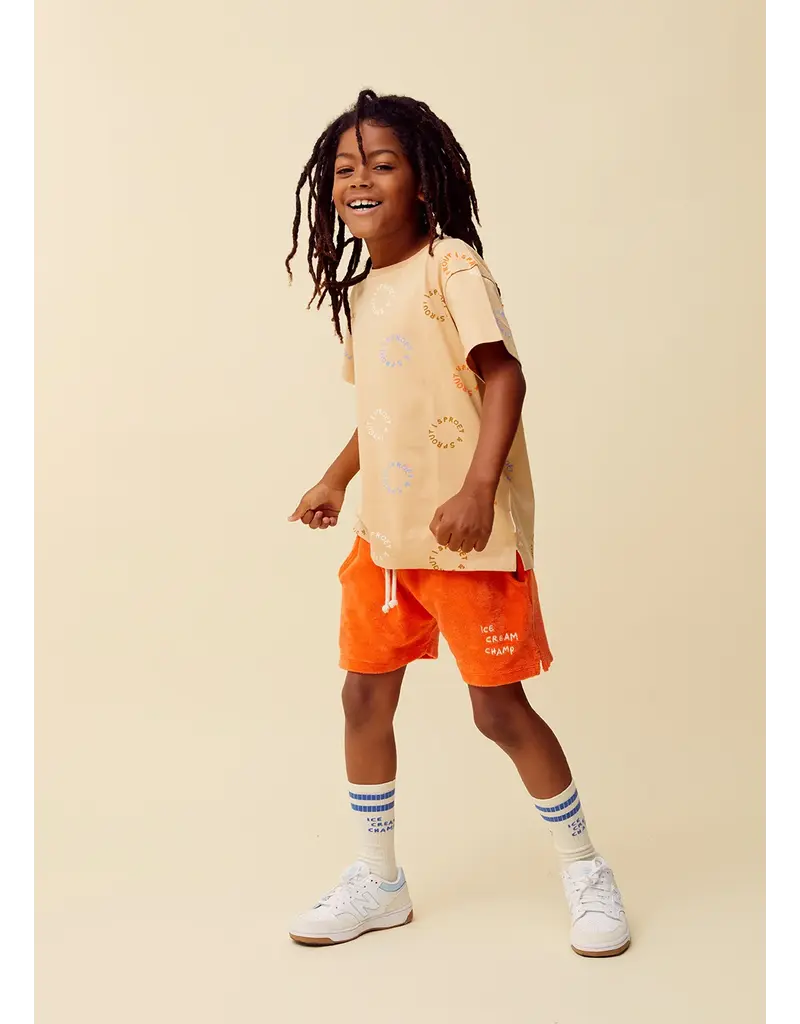 Sproet & Sprout Sweat shorts ice cream print Orange Sprint