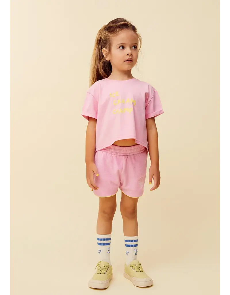 Sproet & Sprout Terry sport shorts pink Podium Pink