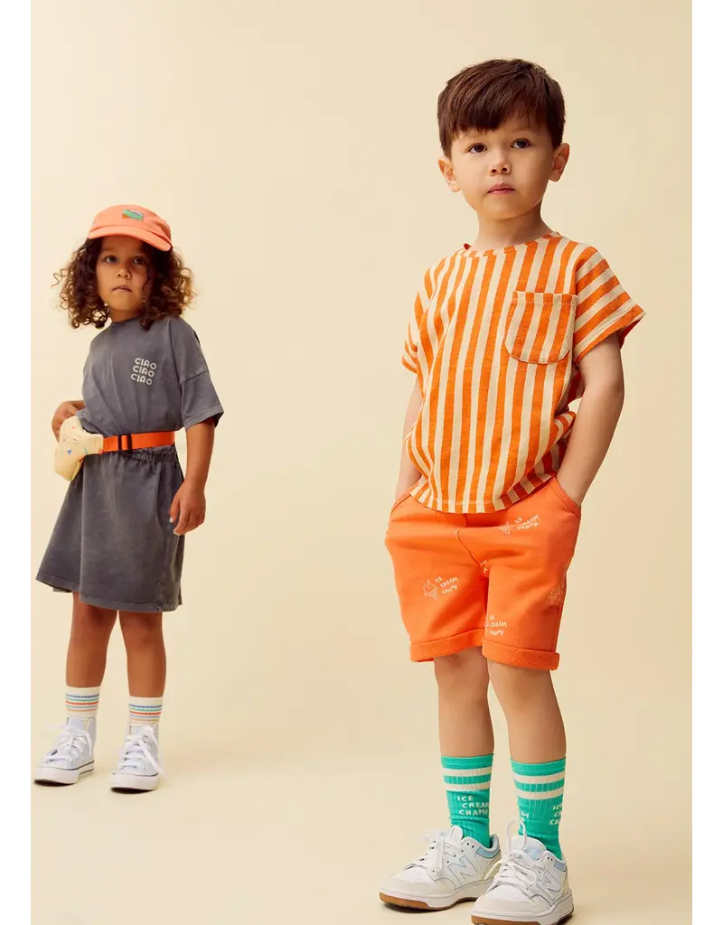 Sproet & Sprout Sweat shorts ice cream print Orange Sprint