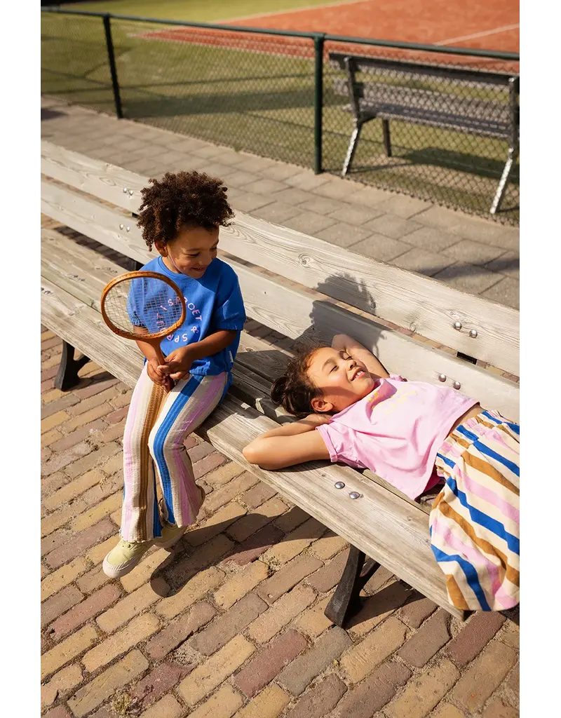 Sproet & Sprout Flared legging stripes Sesame