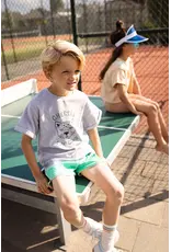 Sproet & Sprout Terry T-shirt cheetah Grey Melee