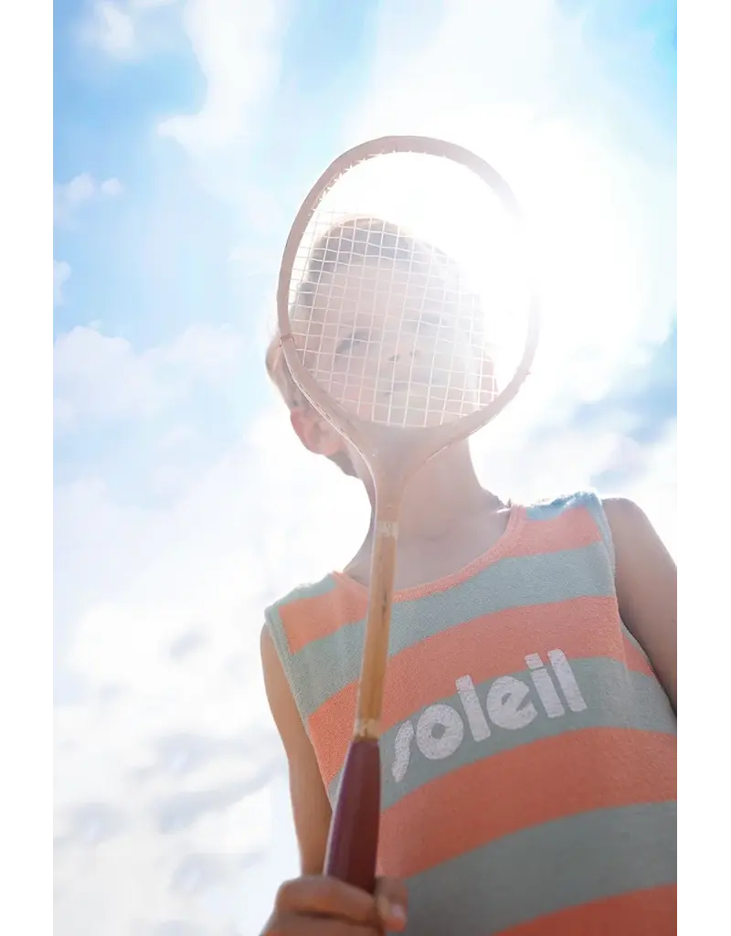 Sproet & Sprout Tanktop boys stripes Silt Green