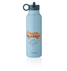 Liewood Falk Water Bottle 500 ml Tiger / Beach Blue