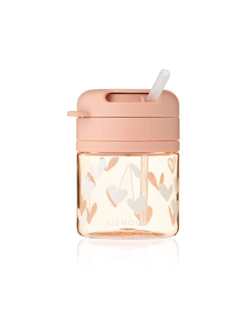 Liewood Pavia Tritan Straw Cup 280ml Sweethearts / Pale Tuscany