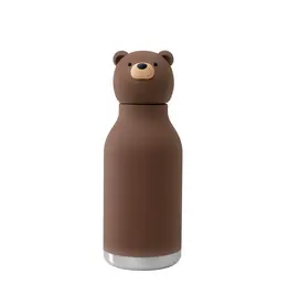 Asobu Bestie Animal Bottle Brown Bear
