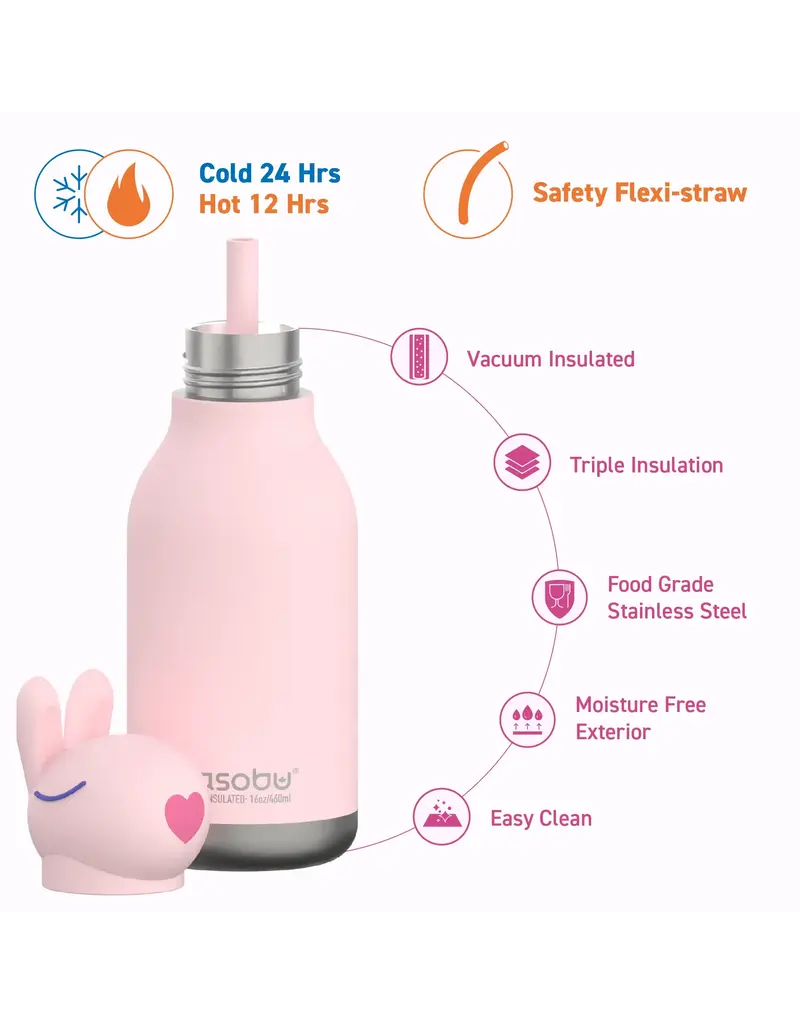 Asobu Bestie Animal Bottle Bunny