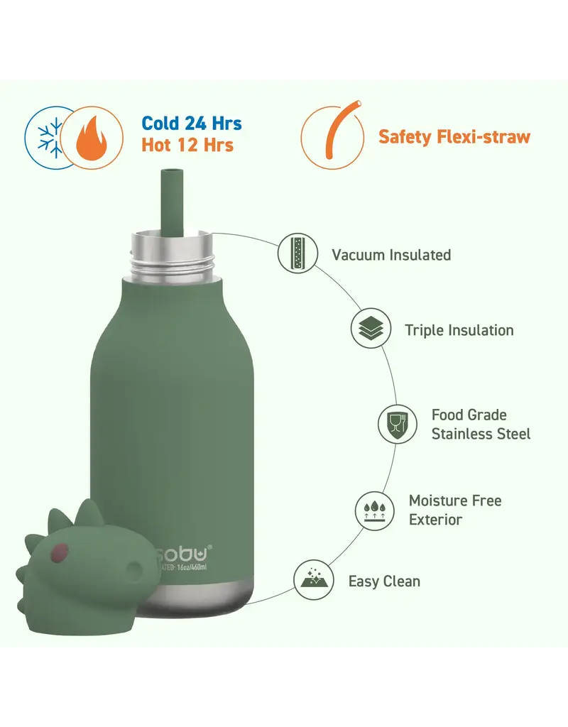 Asobu Bestie Animal Bottle Dinosaur